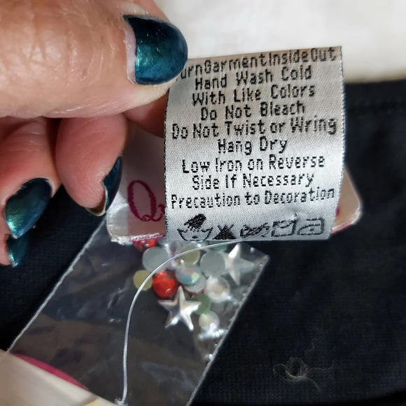 Quacker Factory‎ Rudolph Red Nosed Reindeer 100% Cotton Holiday Top NWT - Picture 4 of 9